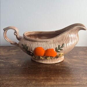 Vintage mushroom gravy boat